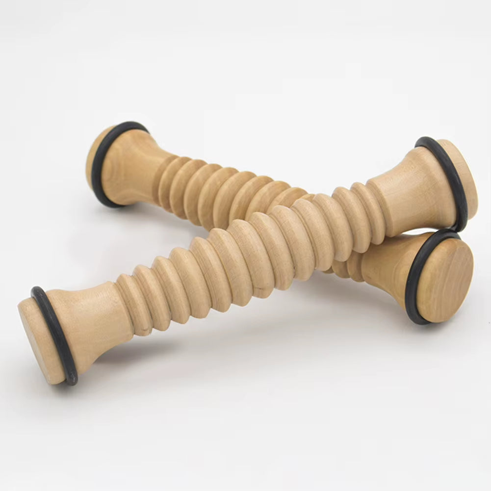 Wooden Body Massage Tool Foot Reflexology Acupuncture Thai Massage Roller Therapy Meridians Scrap Lymphatic Health Care
