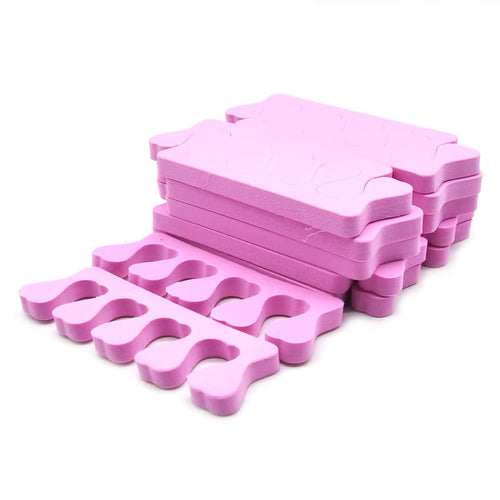 50Pcs/Pack Nail Art Tool Finger Toe Separators Nail Polish Feet Care Sponge Toe Separators Bulk Manicure Pedicure Salon/Home