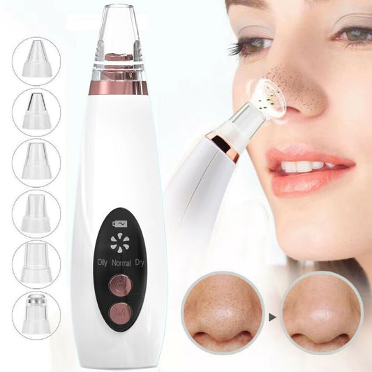 Facial Blackhead Remover 3 Suction Modes Vacuum Pore Face Cleansing Beauty Machine USB Rechargeable Nose Acne Extractor Tool