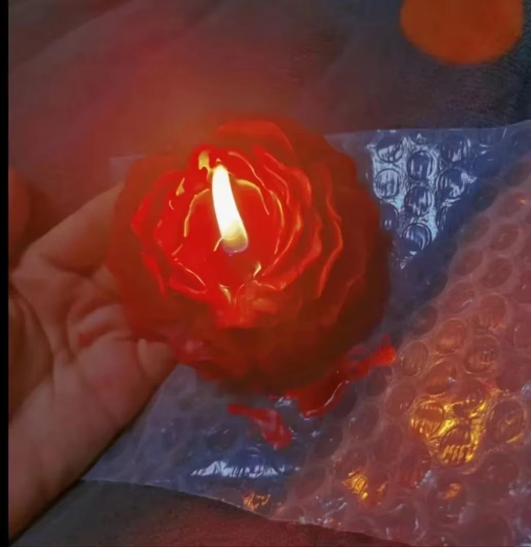 Rose Aromatherapy Low Temperature Candle Romantic Passion Play Sex Candles for Couple Relaxation Flirting Sex Wax for Adult Game