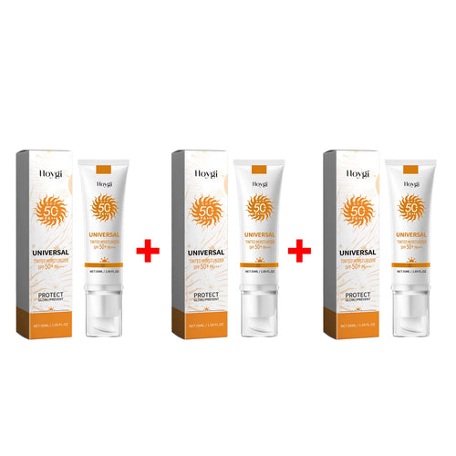 All in One Spf50 Sunscreen Brightening Foundation Cream Cover anti UV Face Moisturizer Isolation Bleaching Sunscreen Lotion 50Ml