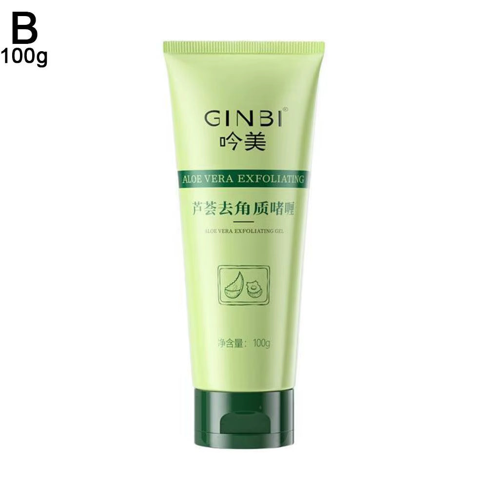 Face Exfoliating Gel Aloe Vera Facial Exfoliating Scrub Cleanses Remove Blackhead Moisturizing Shrink Pores Skin Care 30G-100G