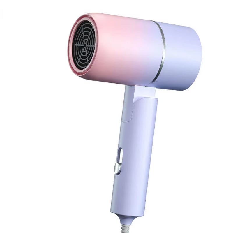 Folding Hairdryer with Carrying Bag Hot Air Anion Hair Care for Home Mini Travel Hair Dryer Blow Drier Portable Hair Brush Dryer