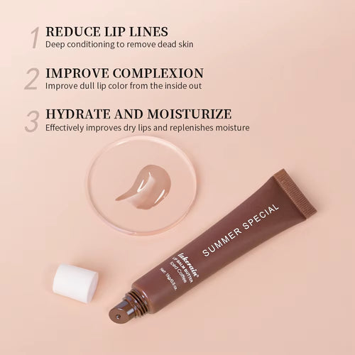 Summer Lip Balm Butter Moisturizing Mirror Lip Gloss Lip Vanilla Pink Sugar Coffee Cake Smell Lipstick Transparent Oil Makeup