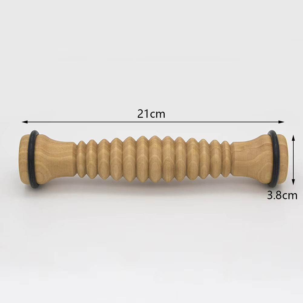 Wooden Body Massage Tool Foot Reflexology Acupuncture Thai Massage Roller Therapy Meridians Scrap Lymphatic Health Care