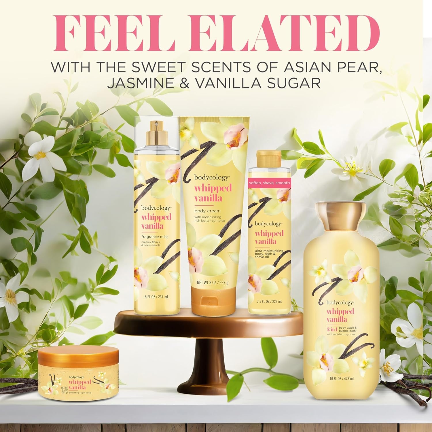 Shea Butter Body Cream, Whipped Vanilla, 8 Oz