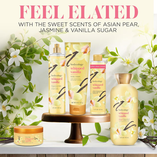 Shea Butter Body Cream, Whipped Vanilla, 8 Oz