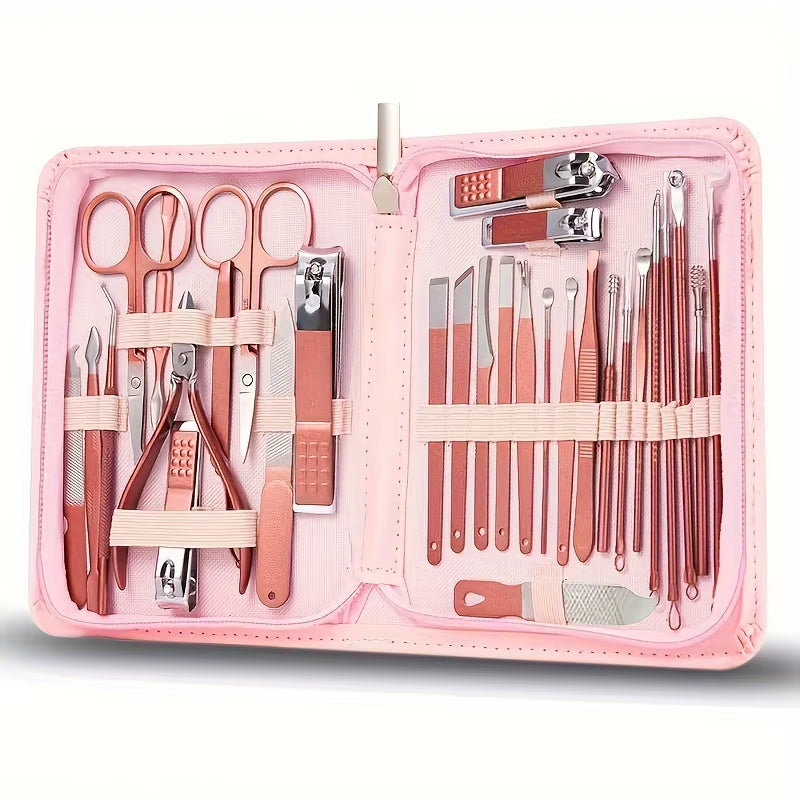 7/30Pcs Manicure Set Nail Clipper Toenail Clippers Pedicure Tools, Suitable for Travel Manicure Kit Multifunction Nail Tools