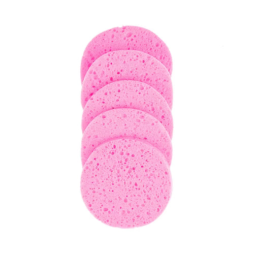 5/10Pcs 6/7/8/9Cm Face round Makeup Remover Tool Natural Wood Pulp Sponge Cellulose Compress Cosmetic Puff Facial Washing Sponge