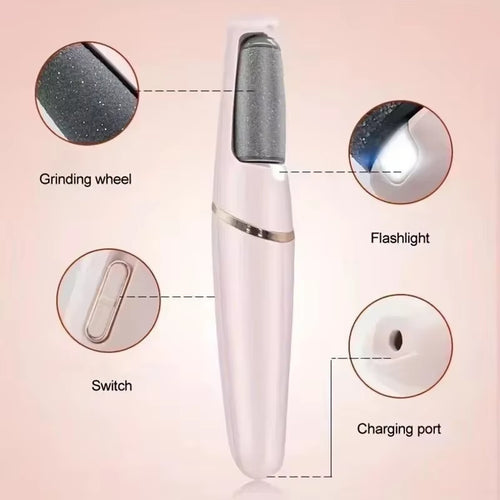Electric Callus Remover for Feet Rechargeable Foot File Pedicure Tool Portable Foot Callus Remover Waterproof Profess Pedicure