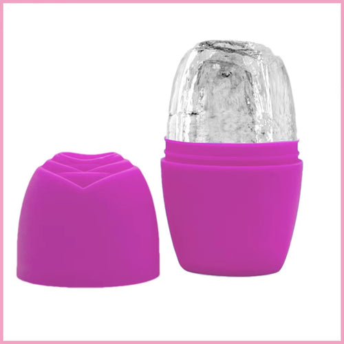 1Pc Ice Face Roller Ice Cube Beauty Massage Silicone Ice Mold for Eye Puffiness Ice Facial Roller Shrink Pores