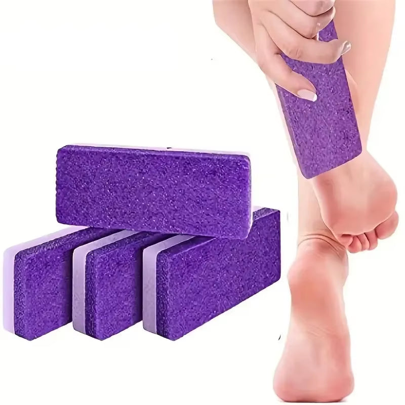 2PCS Foot Pumice Stone Foot File Callus Dead Skin Remover Foot Heel Scrubber Smooth Feet in Seconds Pedicure Exfoliator Tool