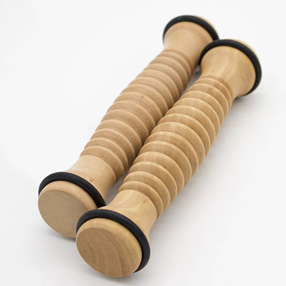 Wooden Body Massage Tool Foot Reflexology Acupuncture Thai Massage Roller Therapy Meridians Scrap Lymphatic Health Care