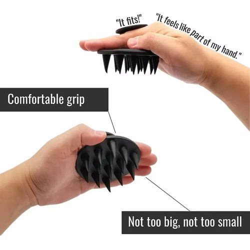 1Pcs Hair Brush Scalp Massager for Hair Growth Mold-Free Silicone Scalp Massager Shampoo Brush Scalp Scrubber Exfoliator Tools