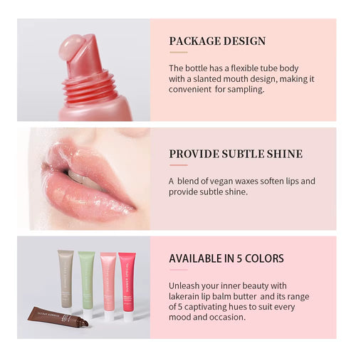 Summer Lip Balm Butter Moisturizing Mirror Lip Gloss Lip Vanilla Pink Sugar Coffee Cake Smell Lipstick Transparent Oil Makeup