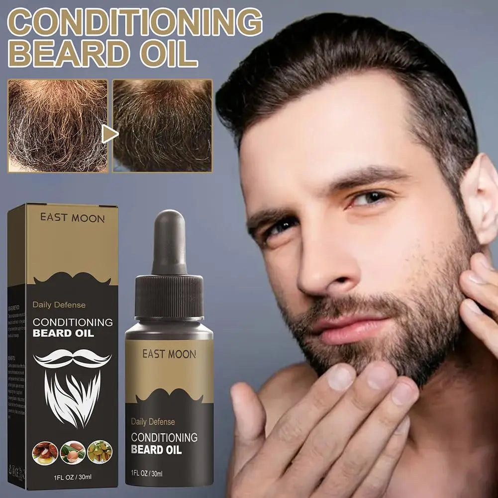 30Ml Beard Growth Oil Serum for Men Beard Growth and Grooming Soften Strengthen Styling Beard Oil Nourish Beard Care Oil
