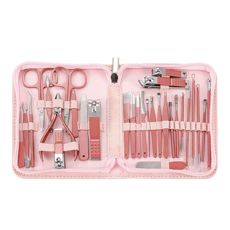 7/30Pcs Manicure Set Nail Clipper Toenail Clippers Pedicure Tools, Suitable for Travel Manicure Kit Multifunction Nail Tools