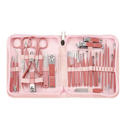 7/30Pcs Manicure Set Nail Clipper Toenail Clippers Pedicure Tools, Suitable for Travel Manicure Kit Multifunction Nail Tools