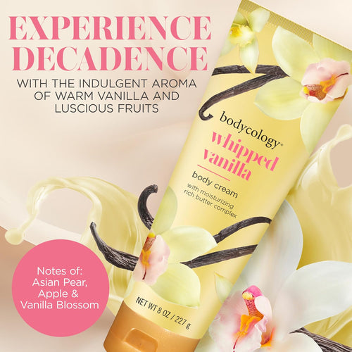 Shea Butter Body Cream, Whipped Vanilla, 8 Oz