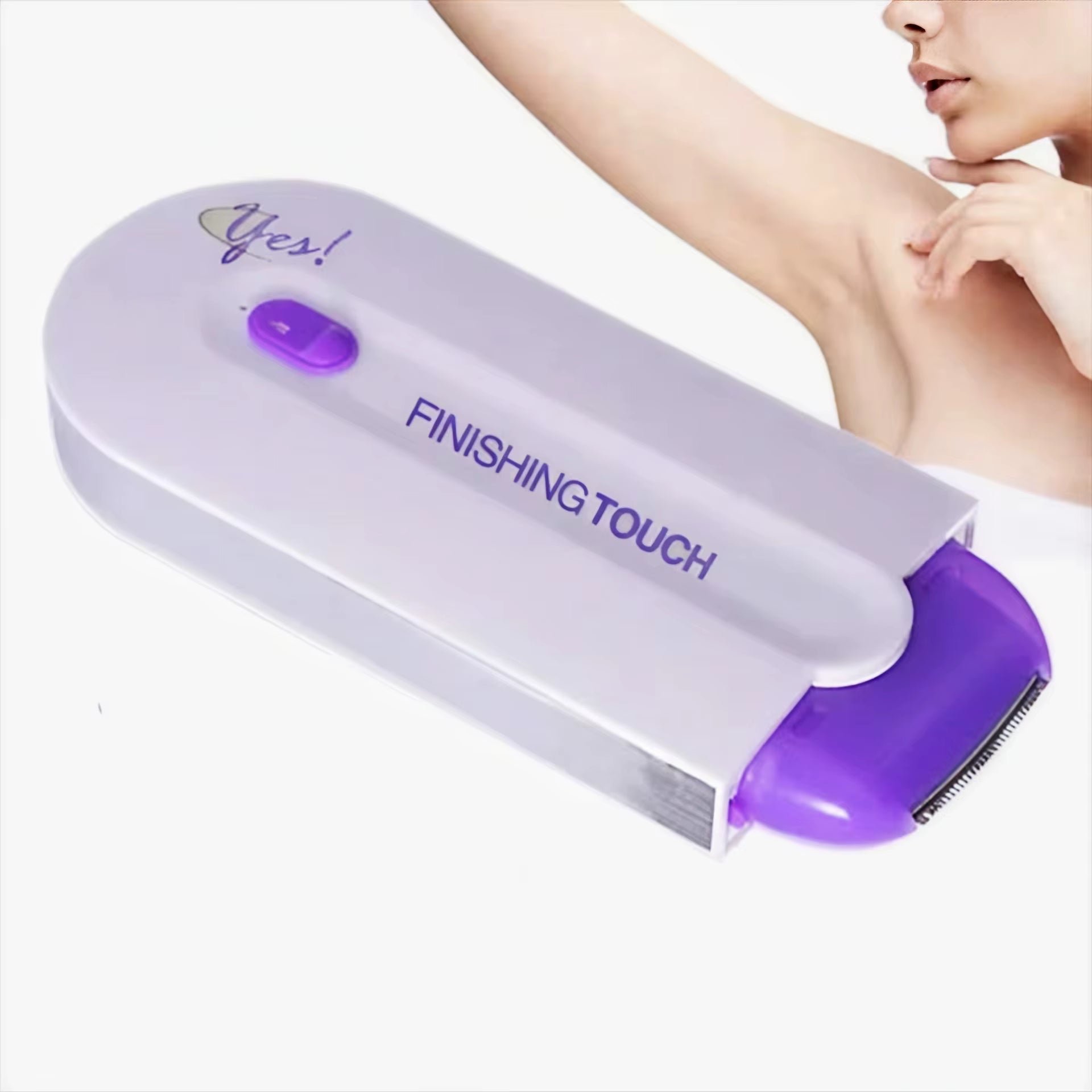 Electric Body Hair Trimmer - Groin Trimmer for Men - Bikini Trimmer Women - Wet/Dry Shaver Groomer, Replaceable Heads, USB