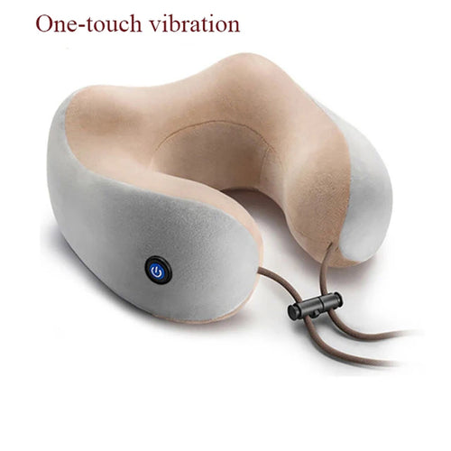 Multifunctional Portable U Shaped Electric Neck Massager Pillow Shoulder Cervical Outdoor Home Car Relaxing Massager
