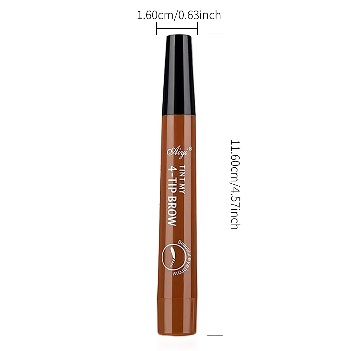 4 Fork Microblading Eyebrow Pencil Waterproof Eyebrow Pencil Natural Long-Lasting Eyebrow Makeup Five Colors