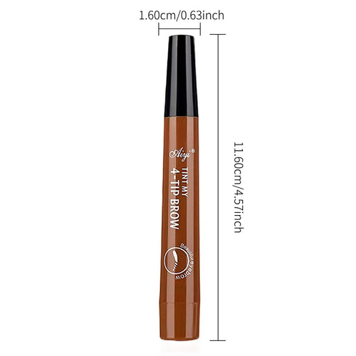 4 Fork Microblading Eyebrow Pencil Waterproof Eyebrow Pencil Natural Long-Lasting Eyebrow Makeup Five Colors