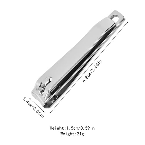 Nail Clipper, Premium Sharp Sturdy Stainless Steel Fingernail and Toenail Clipper Cutters, Perfect Nail Clippers for Men & Women