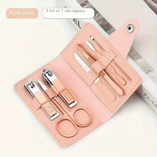 7/30Pcs Manicure Set Nail Clipper Toenail Clippers Pedicure Tools, Suitable for Travel Manicure Kit Multifunction Nail Tools