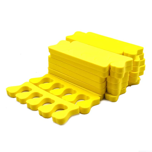50Pcs/Pack Nail Art Tool Finger Toe Separators Nail Polish Feet Care Sponge Toe Separators Bulk Manicure Pedicure Salon/Home