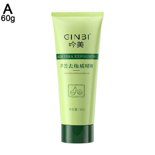 Face Exfoliating Gel Aloe Vera Facial Exfoliating Scrub Cleanses Remove Blackhead Moisturizing Shrink Pores Skin Care 30G-100G