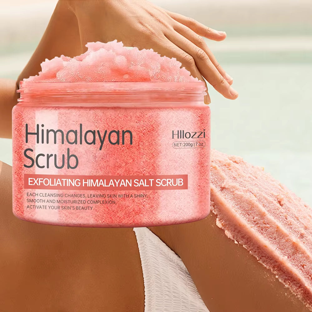 Himalayan Salt Scrub Cleanses the Skin, Whitens, Exfoliates, Removes Dead Skin, and Makes the Skin Smooth and Elastic Bathing