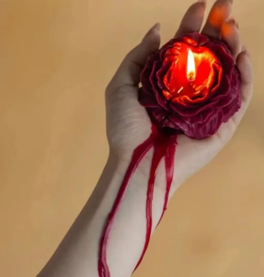 Rose Aromatherapy Low Temperature Candle Romantic Passion Play Sex Candles for Couple Relaxation Flirting Sex Wax for Adult Game