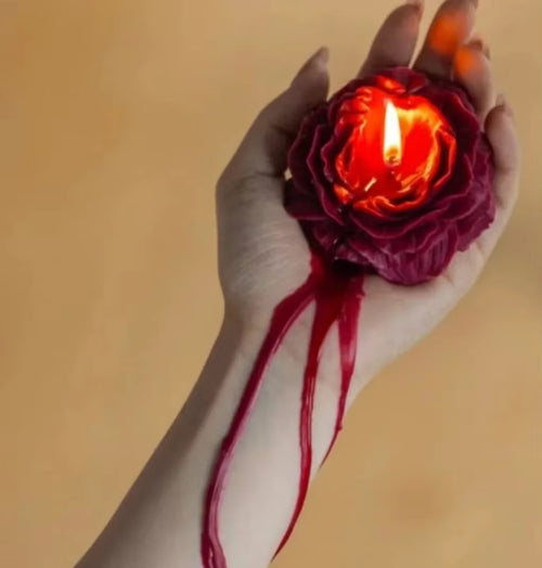 Rose Aromatherapy Low Temperature Candle Romantic Passion Play Sex Candles for Couple Relaxation Flirting Sex Wax for Adult Game