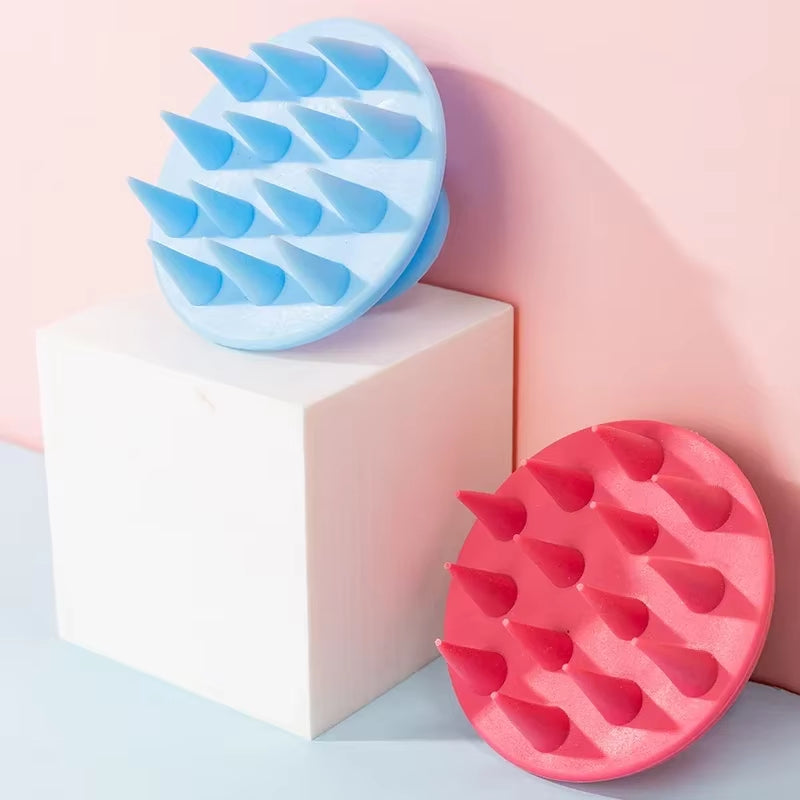 1Pcs Hair Brush Scalp Massager for Hair Growth Mold-Free Silicone Scalp Massager Shampoo Brush Scalp Scrubber Exfoliator Tools