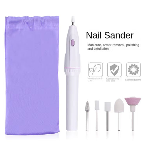Nail Polisher MINI Electric Nail Drill Kit Manicure Pedicure Grinding Polishing Nail Art Sanding File Pen Tools Machine