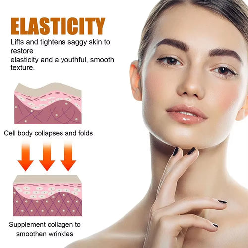 Collagen Face Serum Moisturing Tightening Hydrating Smoothing Nourishing Brightening Face Skin Care Product Balance Water Oil