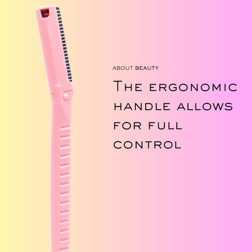 Face N Brow - 3 Beauty Groomers for Hair Removal, Ideal for Shaving, Exfoliating, Dermaplaning and Brow Shaping, Japanese Steel Gently Removes Facial Hair