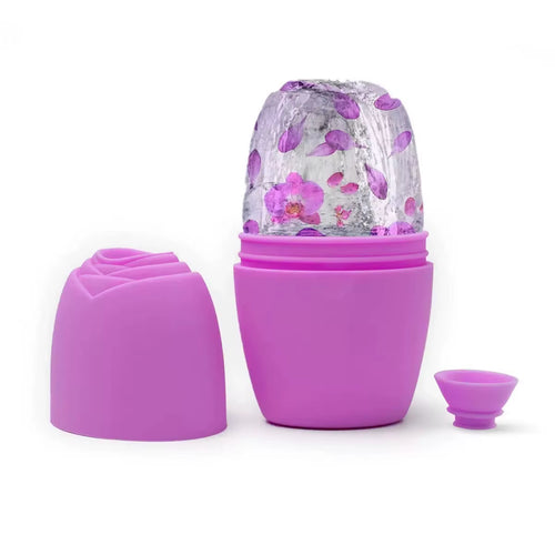 1Pc Ice Face Roller Ice Cube Beauty Massage Silicone Ice Mold for Eye Puffiness Ice Facial Roller Shrink Pores