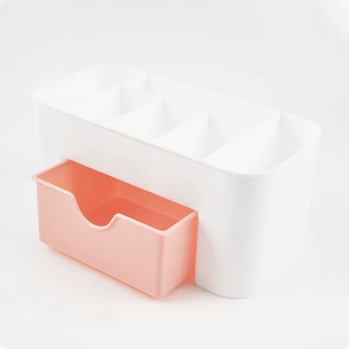 Nail Art Plastic Organizer Container Gel Polish Remover Cleaning Cotton Pad Swab Box Storage Case Accessories Tool Clean Desktop