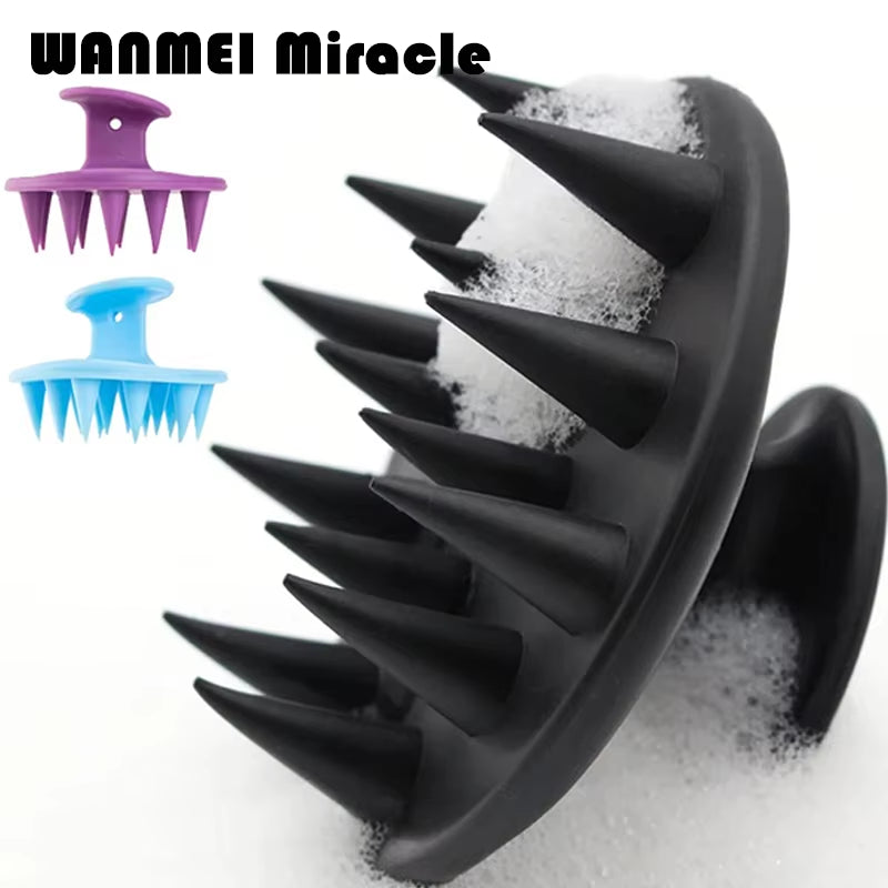 1Pcs Hair Brush Scalp Massager for Hair Growth Mold-Free Silicone Scalp Massager Shampoo Brush Scalp Scrubber Exfoliator Tools