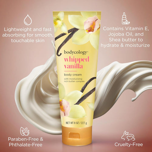 Shea Butter Body Cream, Whipped Vanilla, 8 Oz